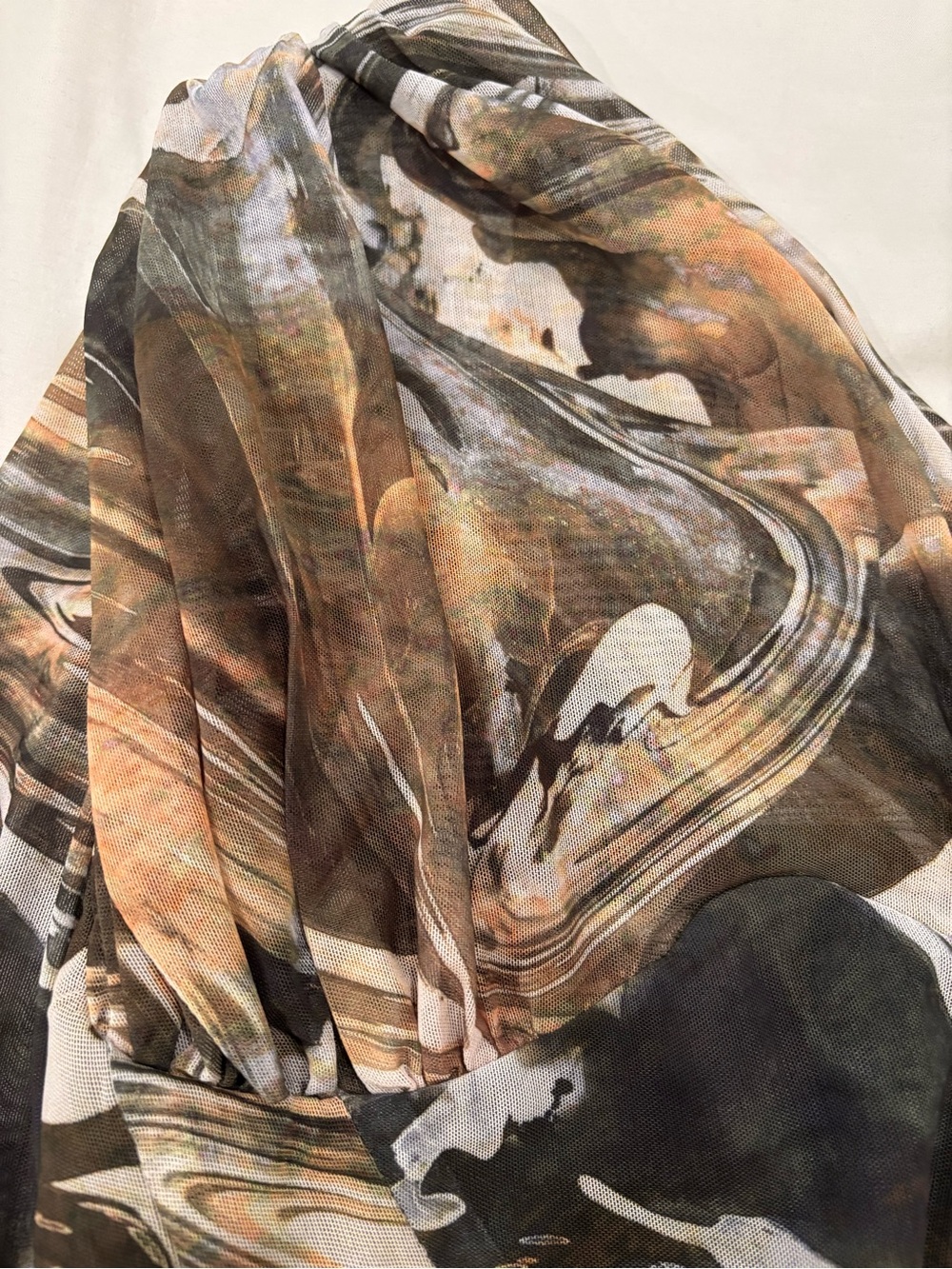 Zara One Shoulder Marble Top - Picture 2 of 3